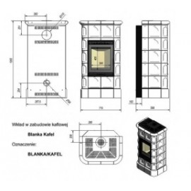 KRATKI BLANKA 8 KW STOVE